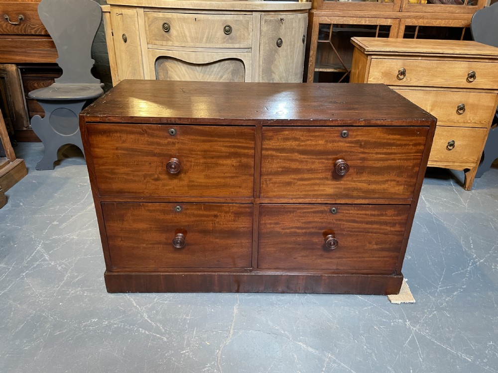 William IV Low Chest Of Drawers View IX