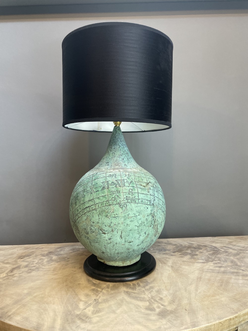 Unique Sun Dial Table Lamp View II