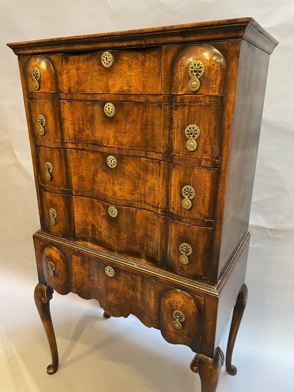Queen Anne Revival chest on stand View II