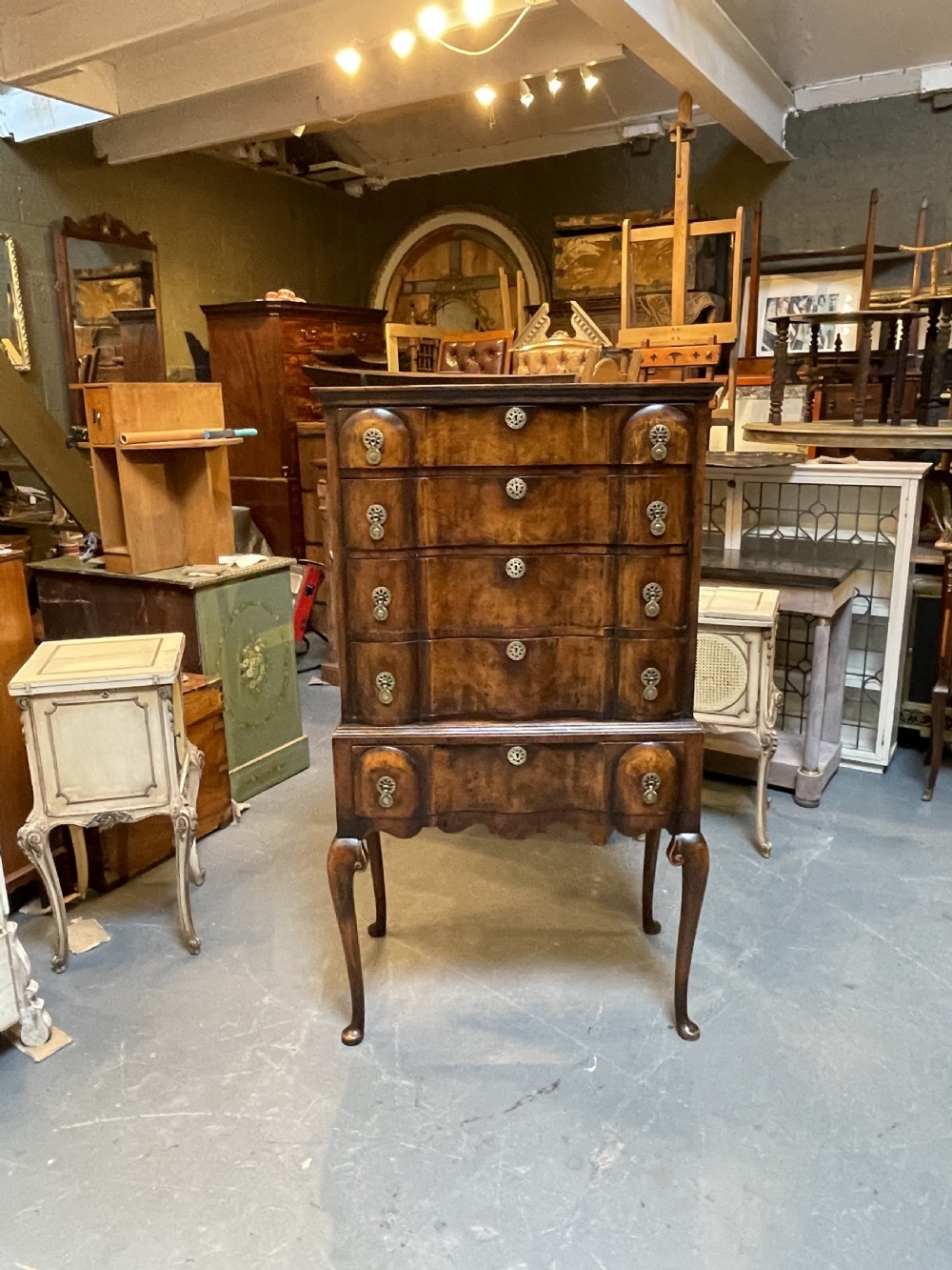 Queen Anne Revival chest on stand View X