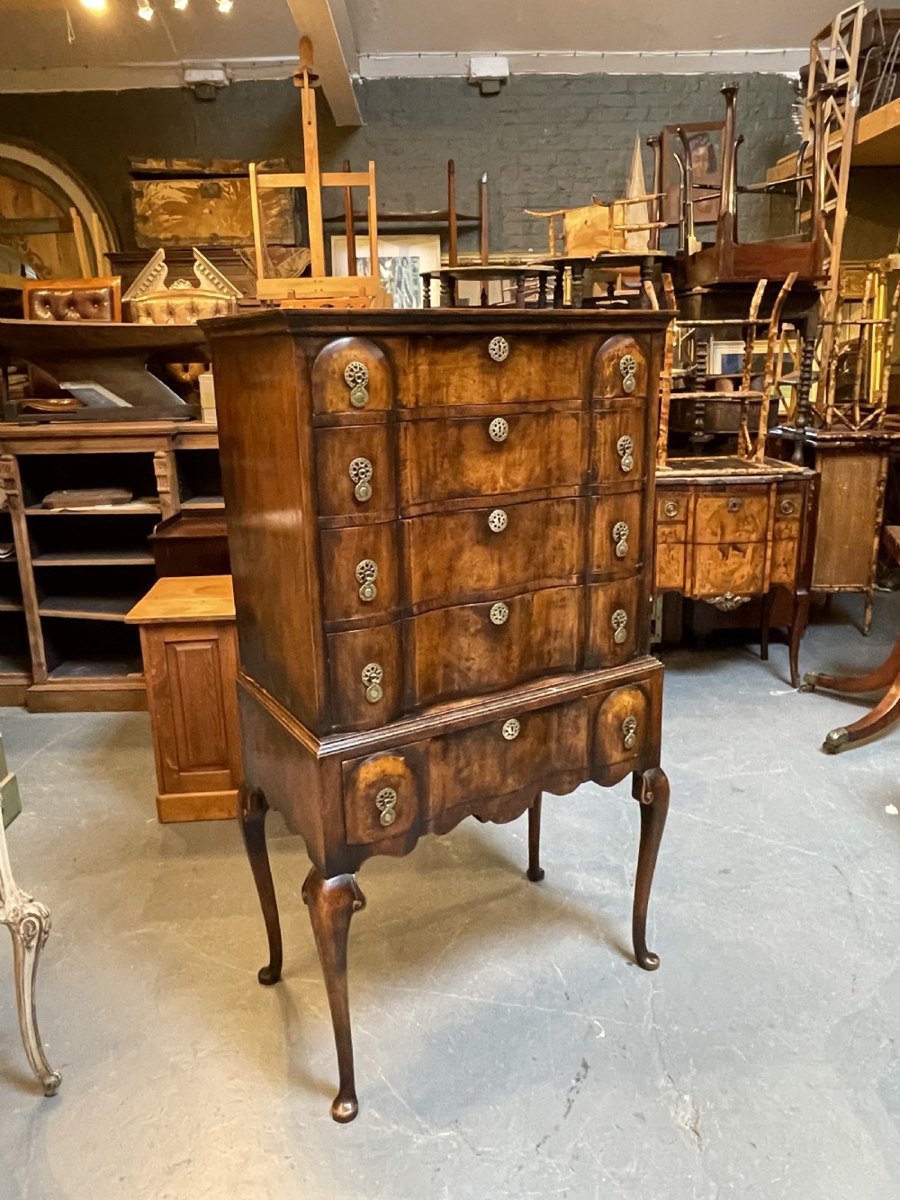 Queen Anne Revival chest on stand View XI