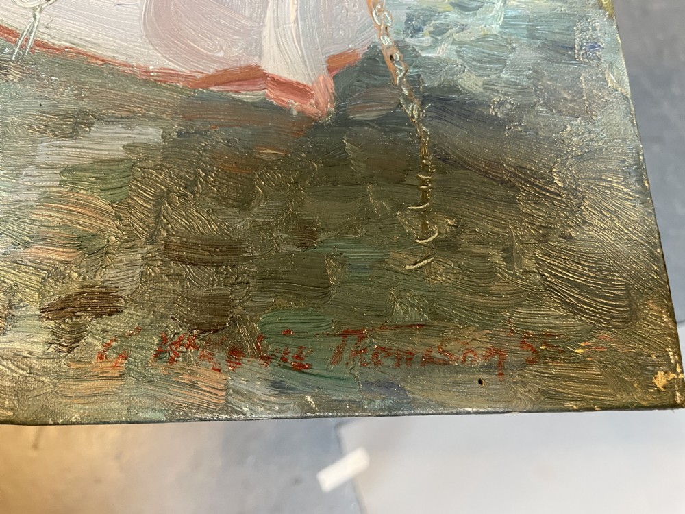 C20th Oil on board - 