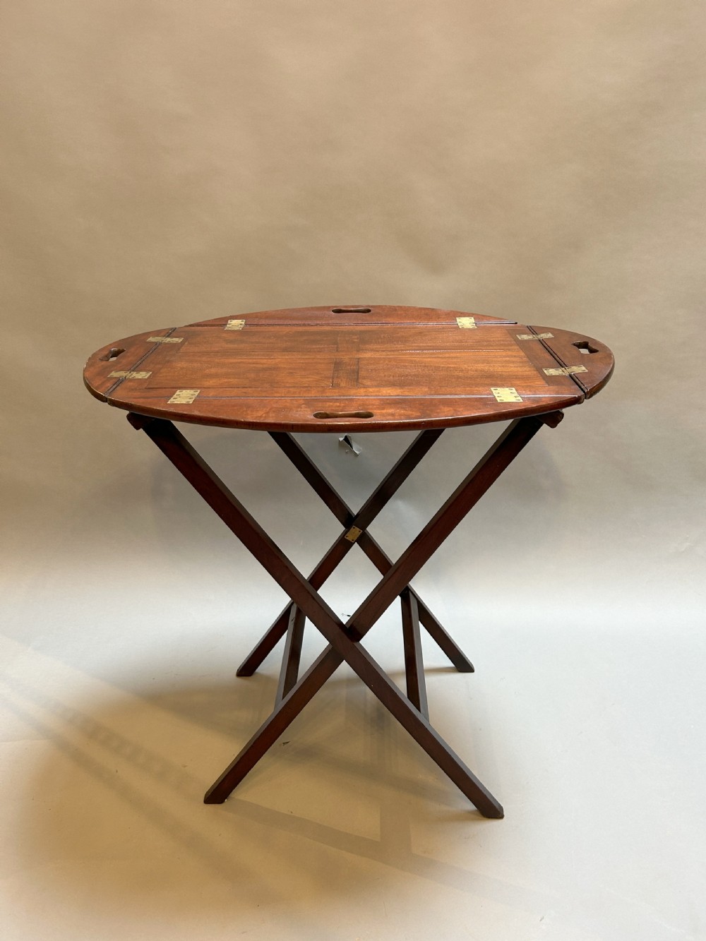 Georgian butlers tray on stand View II