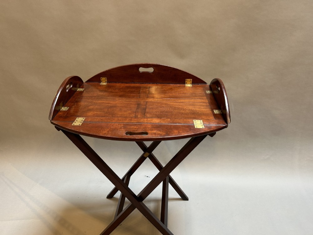 Georgian butlers tray on stand View III