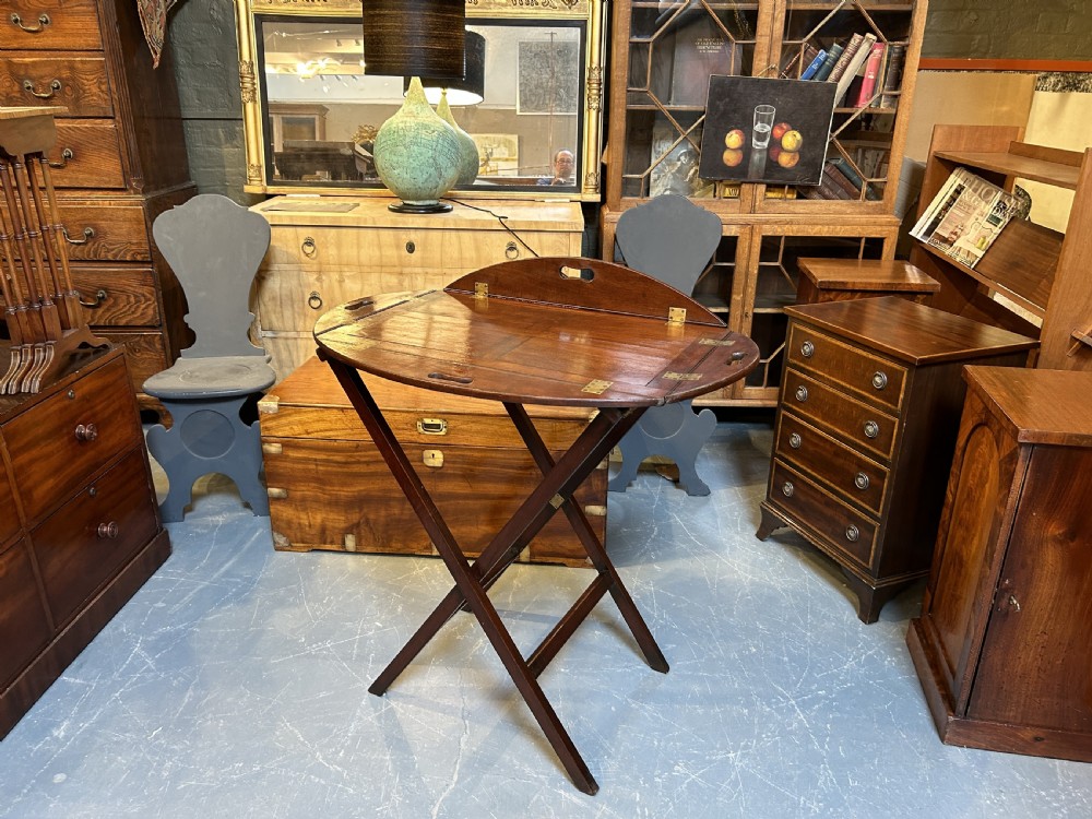 Georgian butlers tray on stand View VI