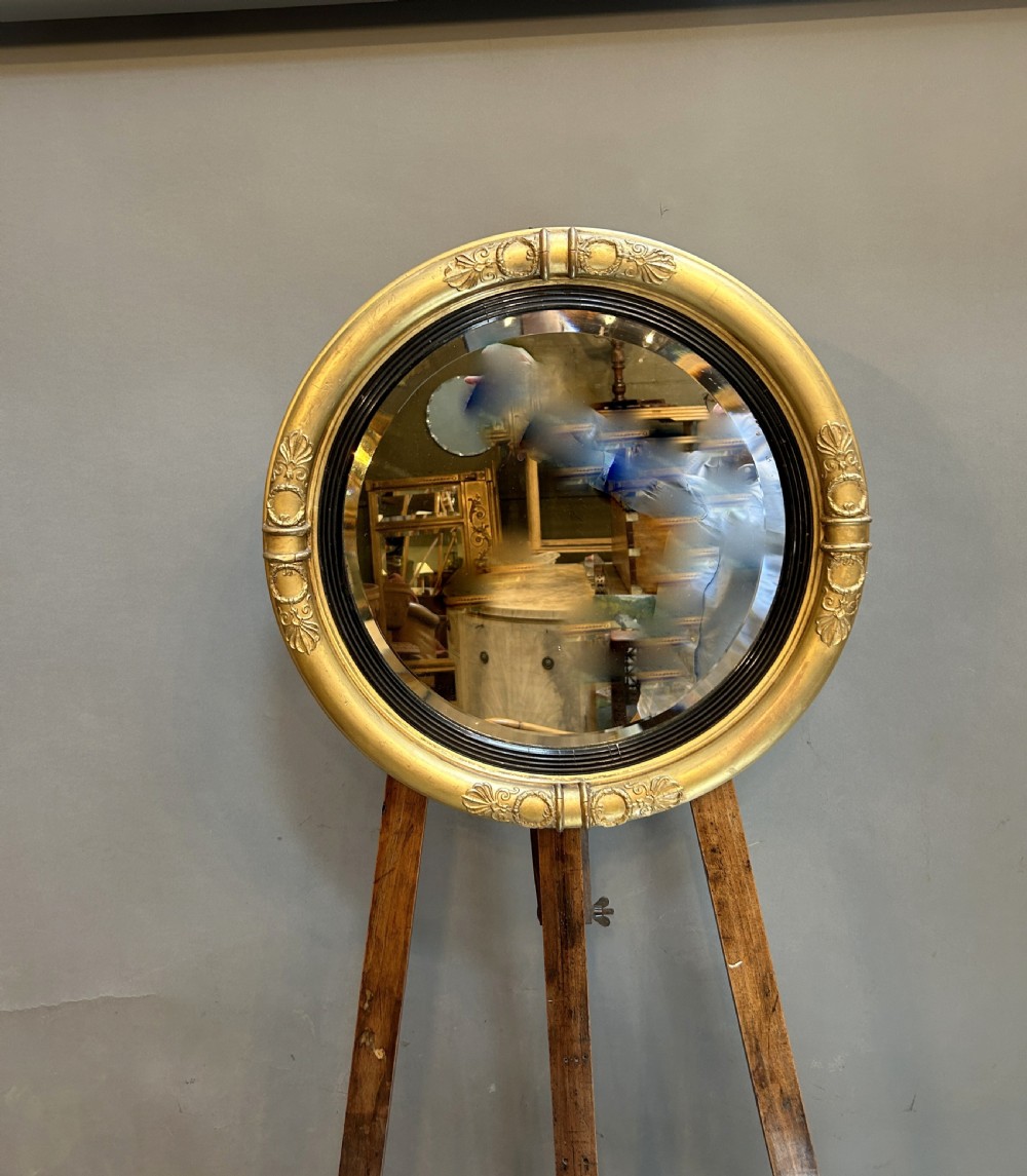 William IV Circular Gilt Mirror