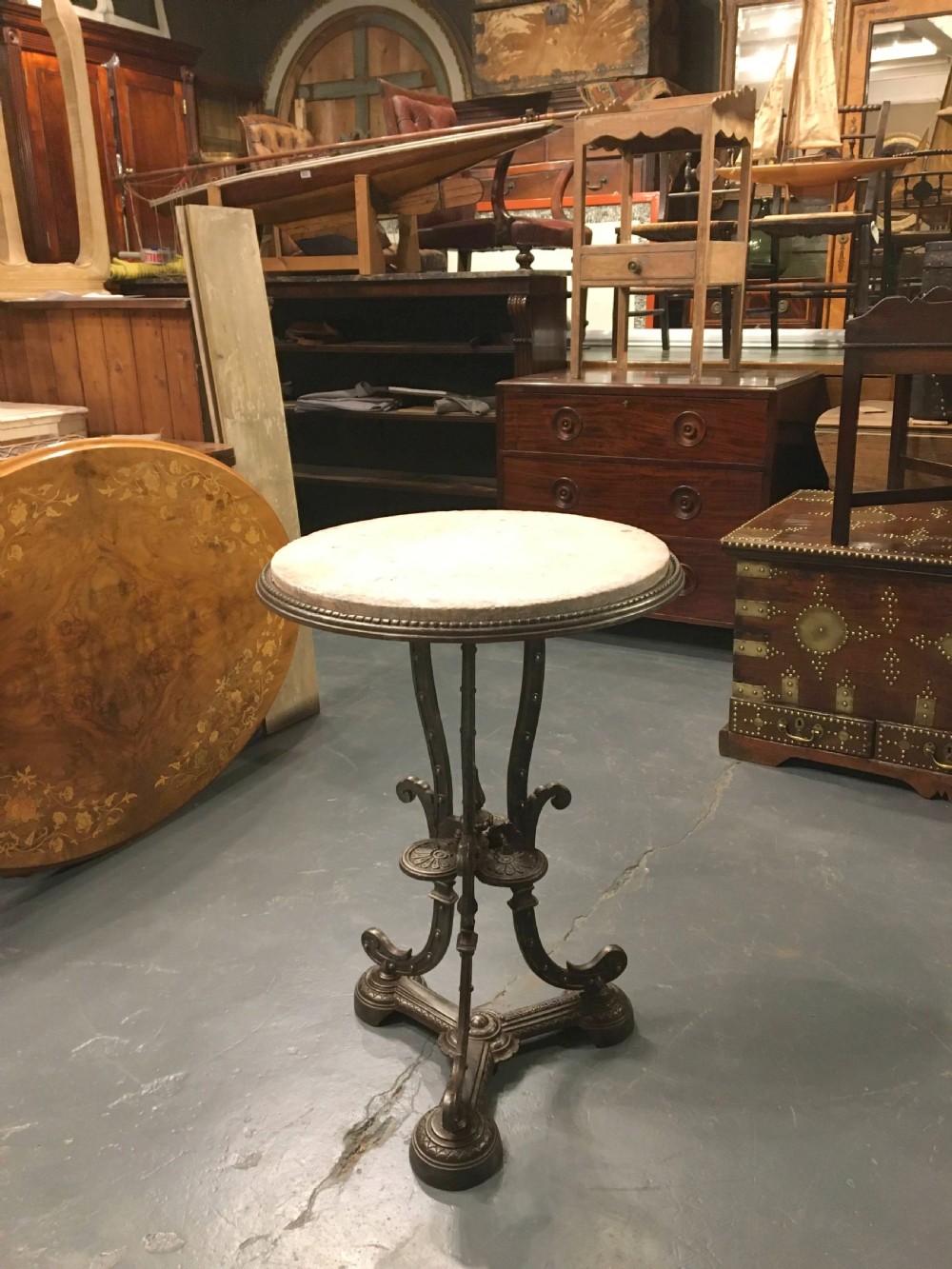 Victorian Cast Iron Conservatory Table View II