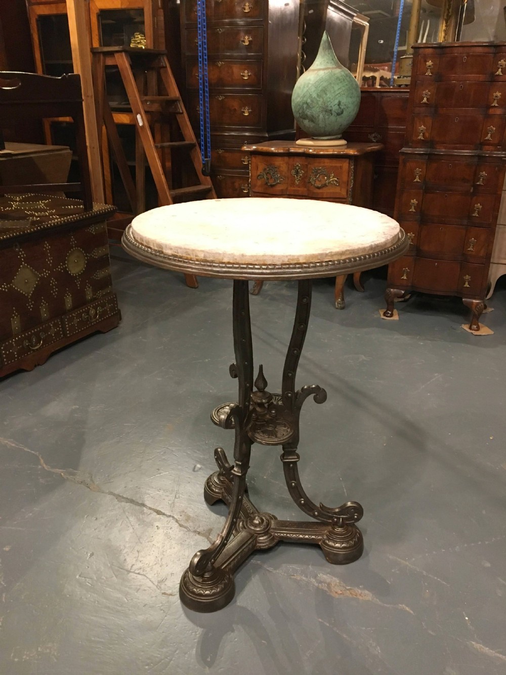 Victorian Cast Iron Conservatory Table View III
