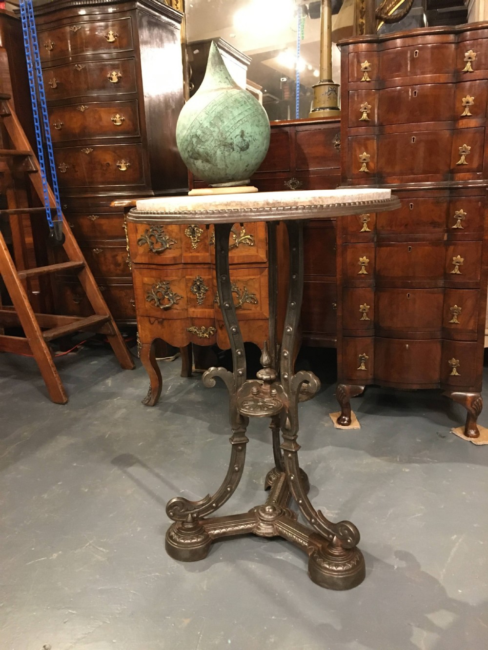 Victorian Cast Iron Conservatory Table View IV