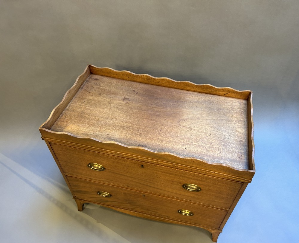 George III Small Tray Top Chest Of Drawers View II