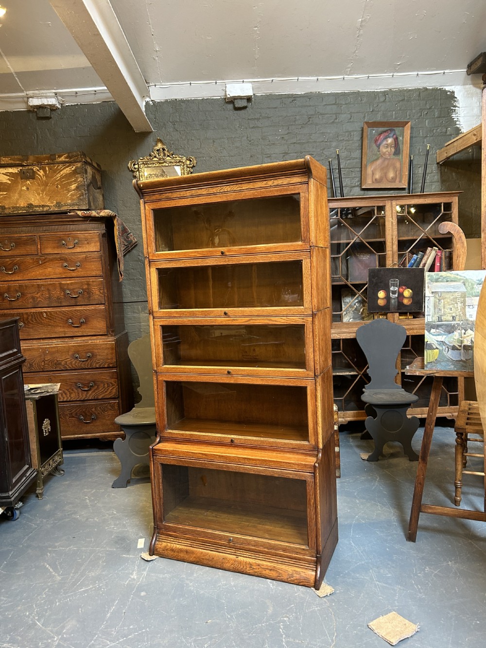 Globe Wernicke Type Stacking Bookcase By Gunn View VI