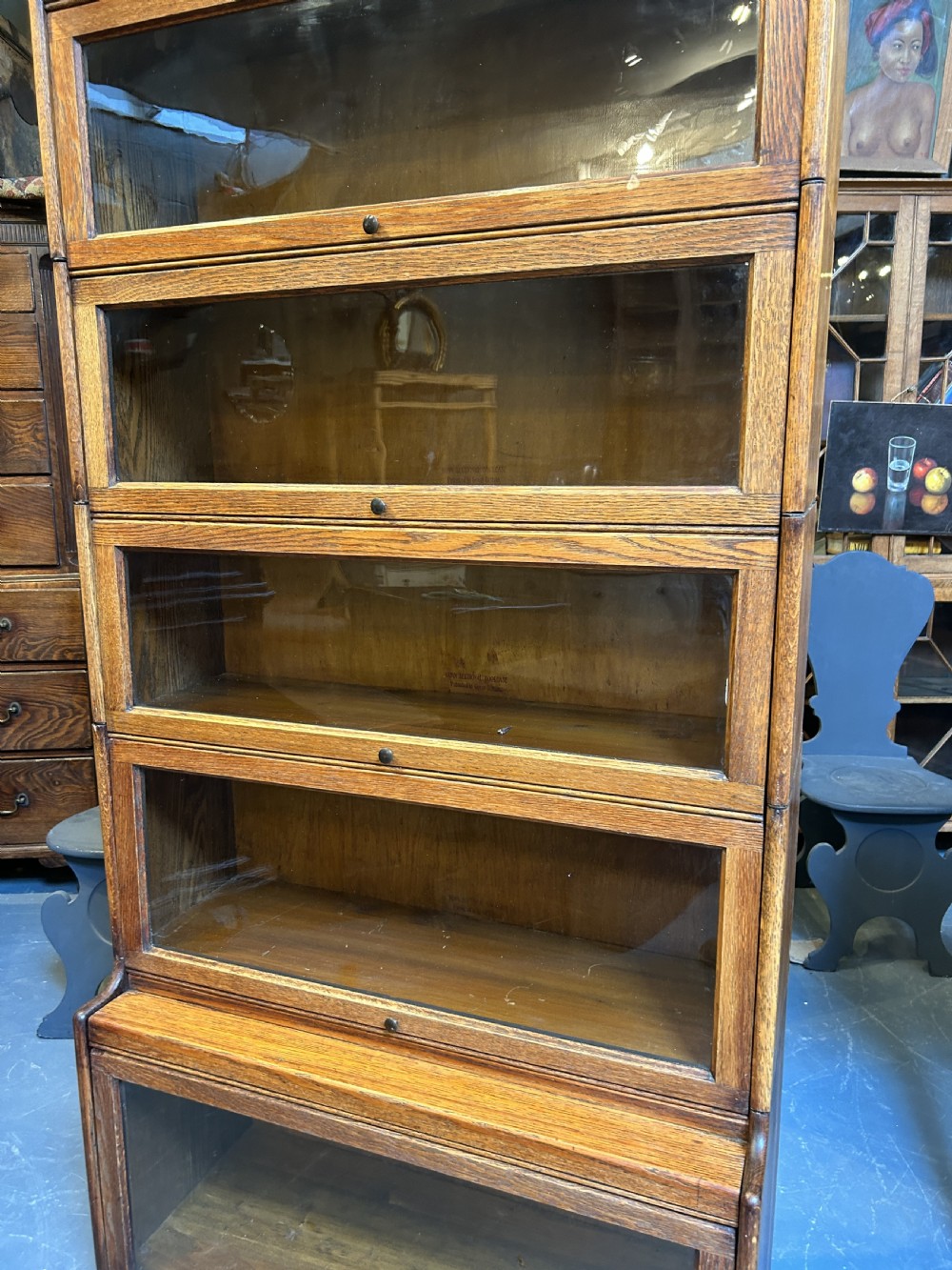 Globe Wernicke Type Stacking Bookcase By Gunn View VIII