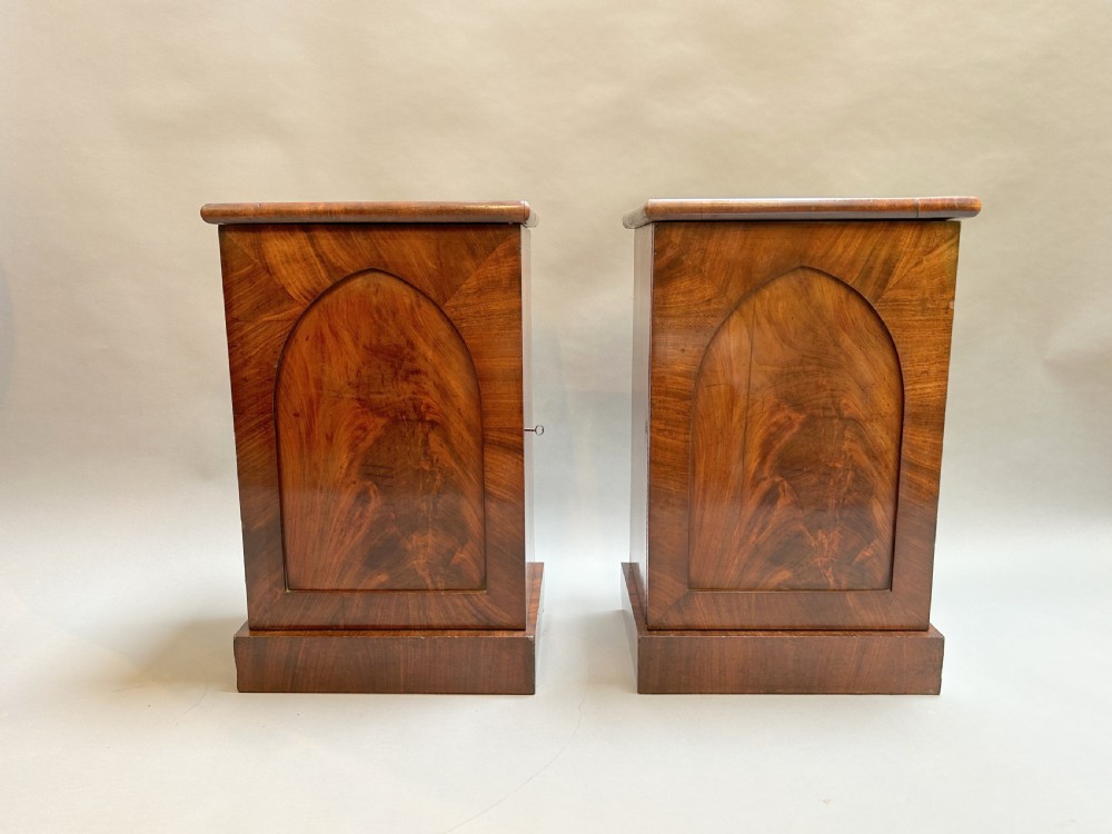 Pair Victorian Bedside Cabinets View IV