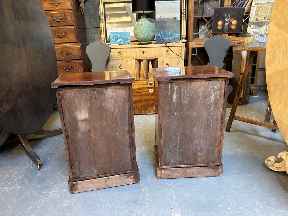 Pair Victorian Bedside Cabinets View XI