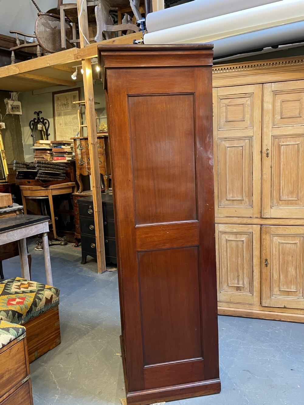 Exceptional Tambour Pedestal Cabinet View XI