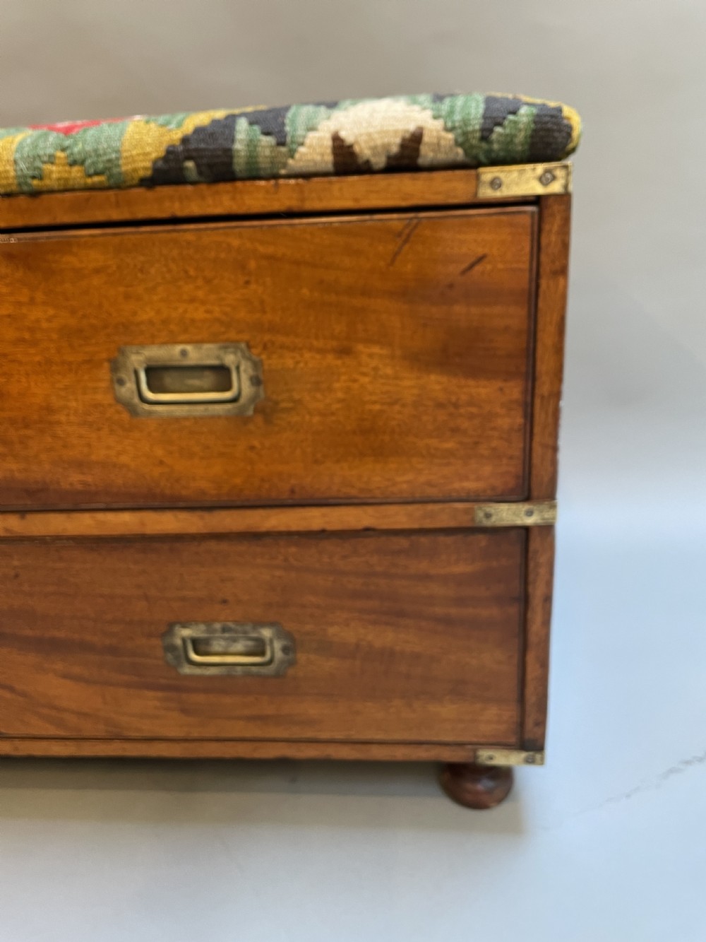 C19th Campaign Chest Seat View IV