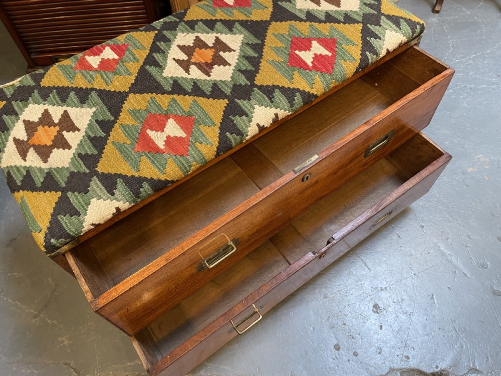 C19th Campaign Chest Seat View V