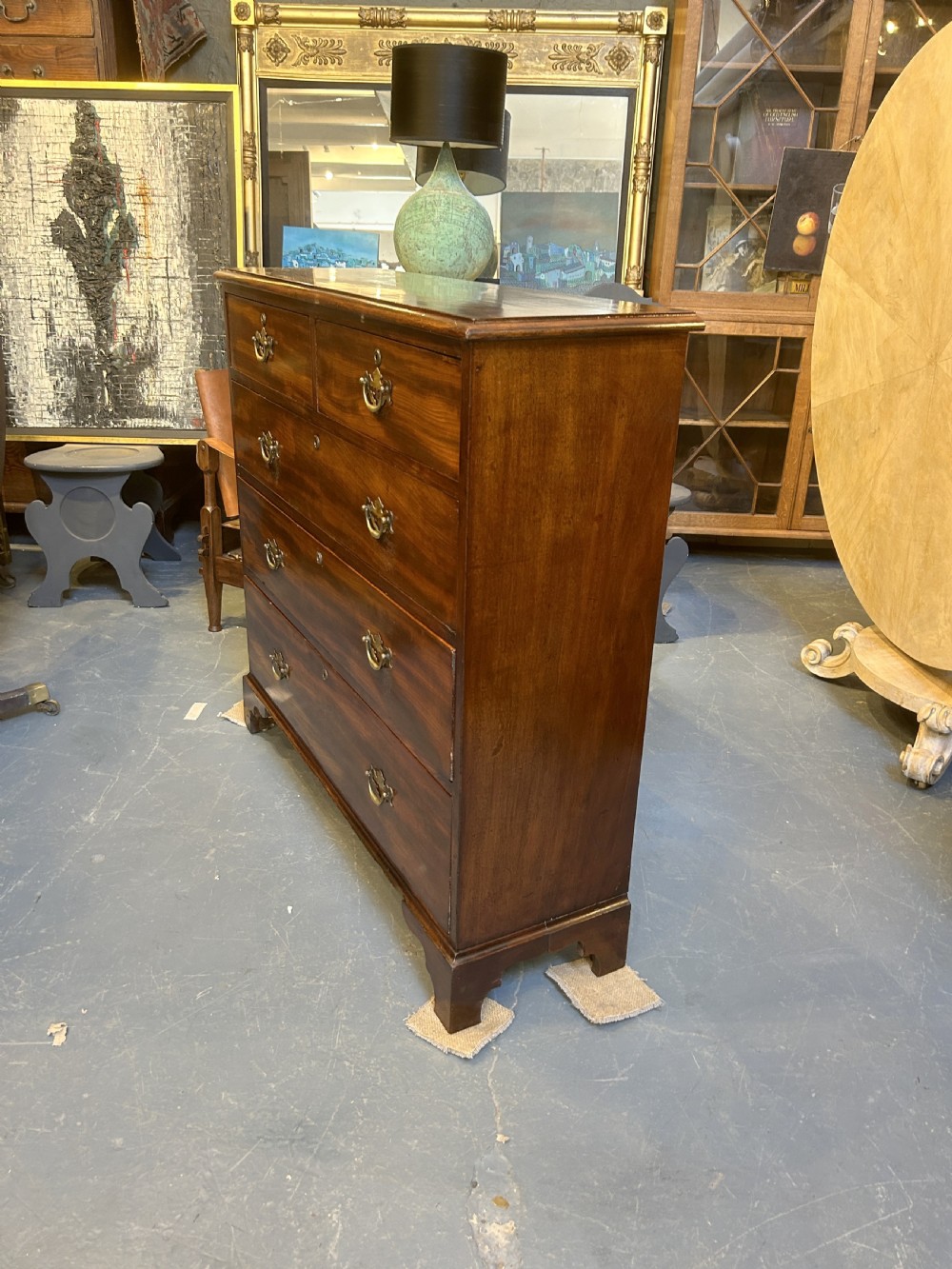 George III Mahogany Hall Chest View III