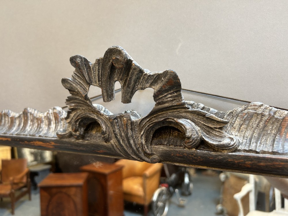 C19th Carved Frame Overmantel Mirror View III