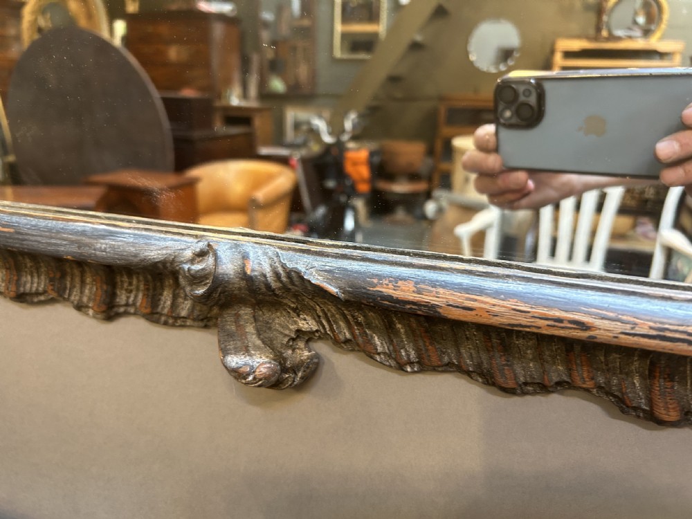 C19th Carved Frame Overmantel Mirror View IV