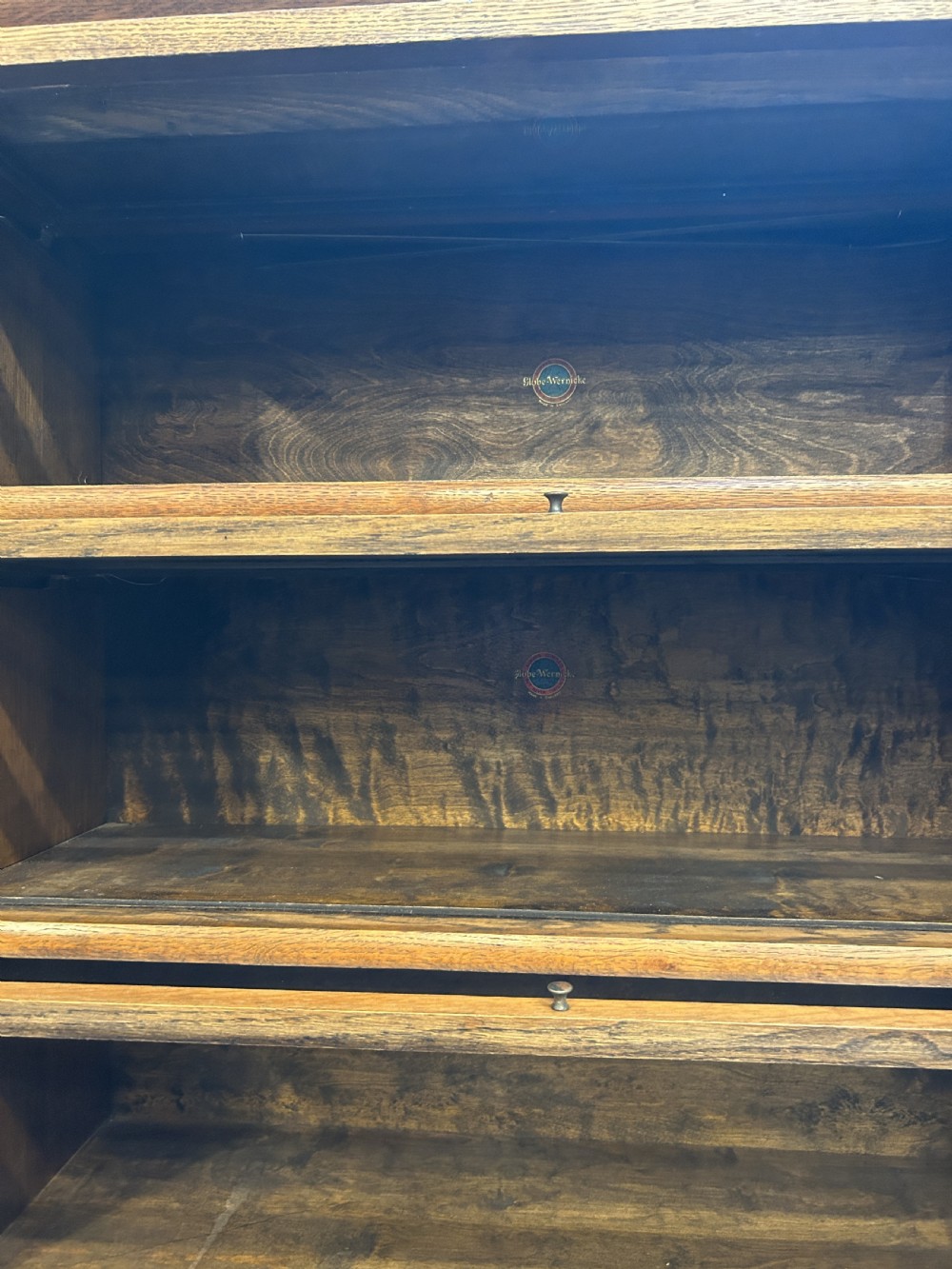 Globe Wernicke Oak Bookcase View VI