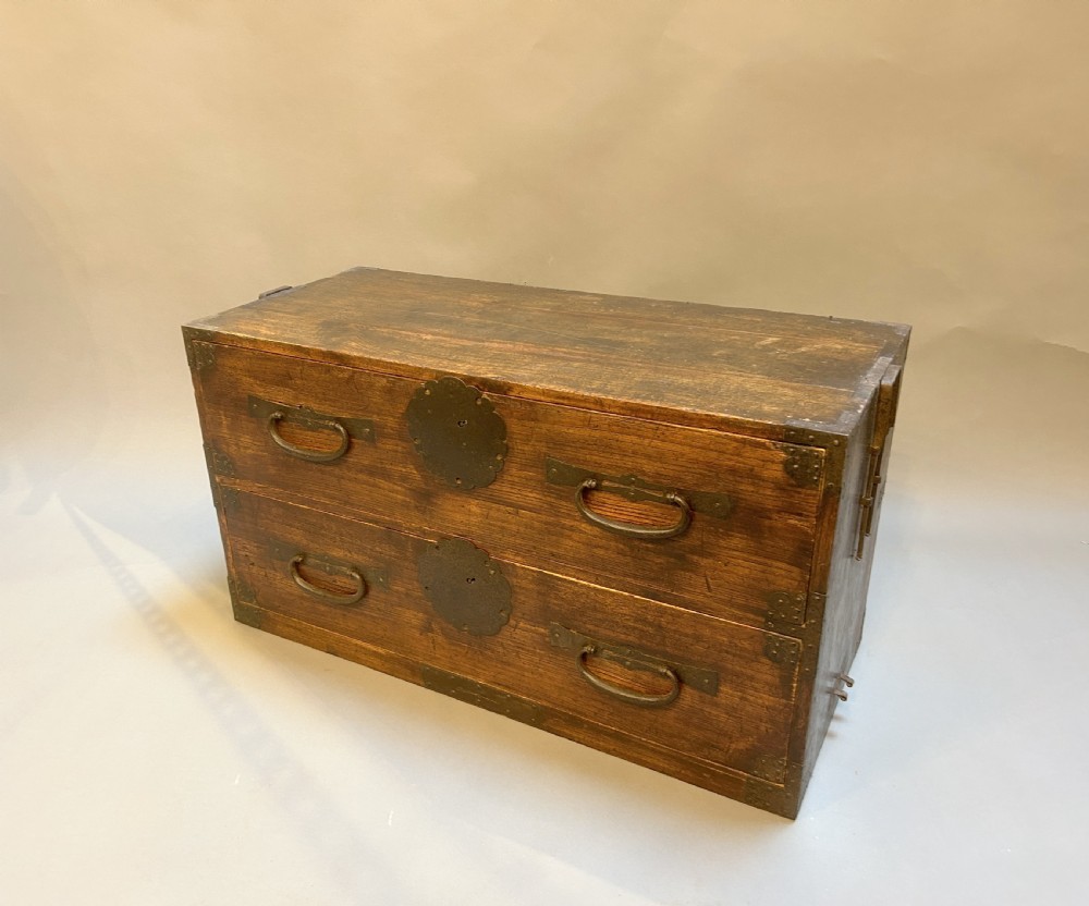 Antique Japanese Tansu Chest Of Drawers