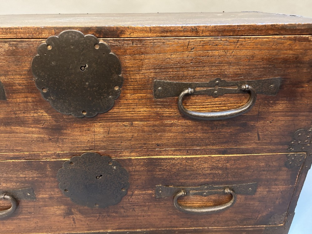 Antique Japanese Tansu Chest Of Drawers View II