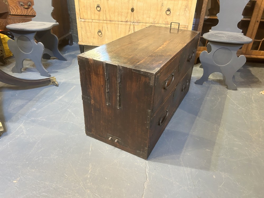 Antique Japanese Tansu Chest Of Drawers View IV