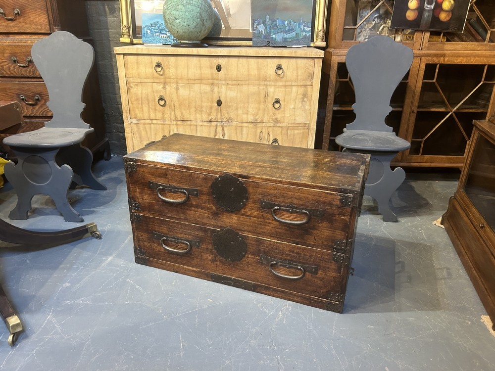 Antique Japanese Tansu Chest Of Drawers View VI