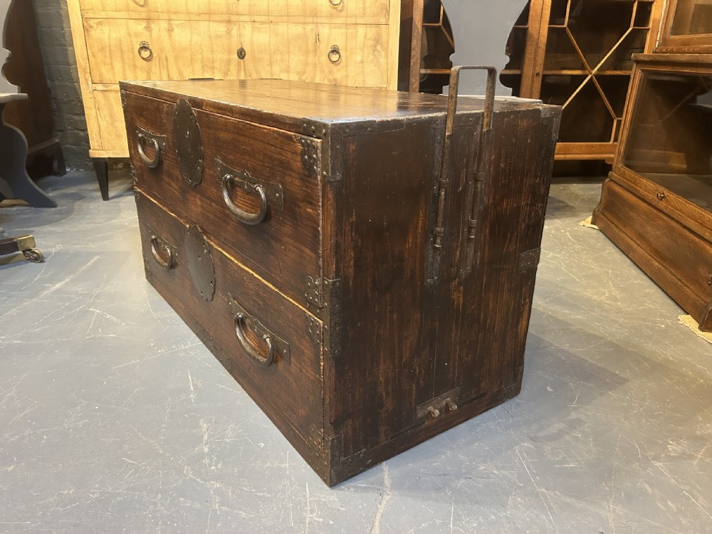 Antique Japanese Tansu Chest Of Drawers View VII