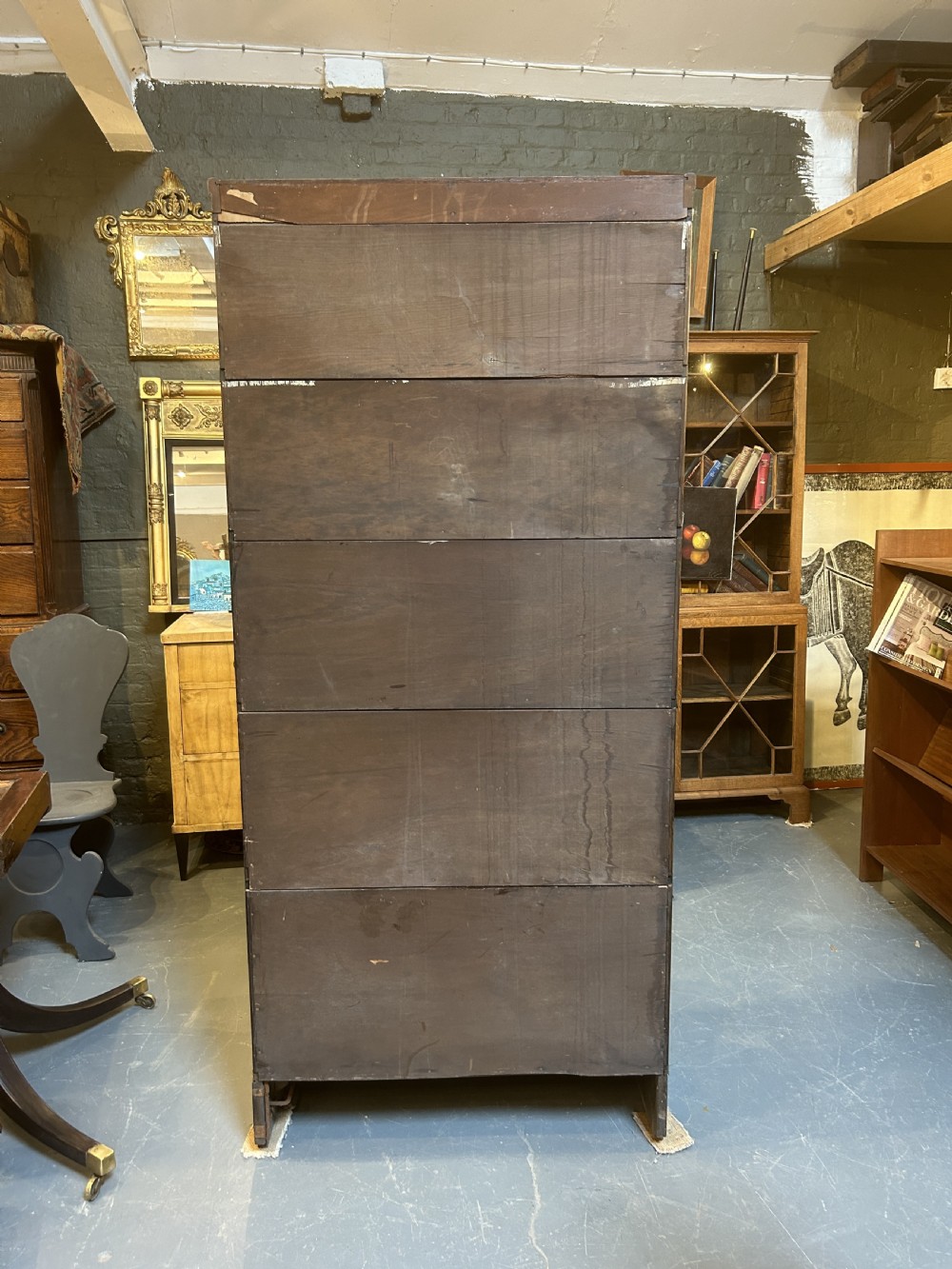 Globe Wernicke Oak Stacking Bookcase View VI
