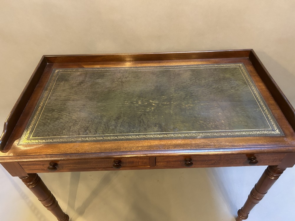 Victorian mahogany writing table View II