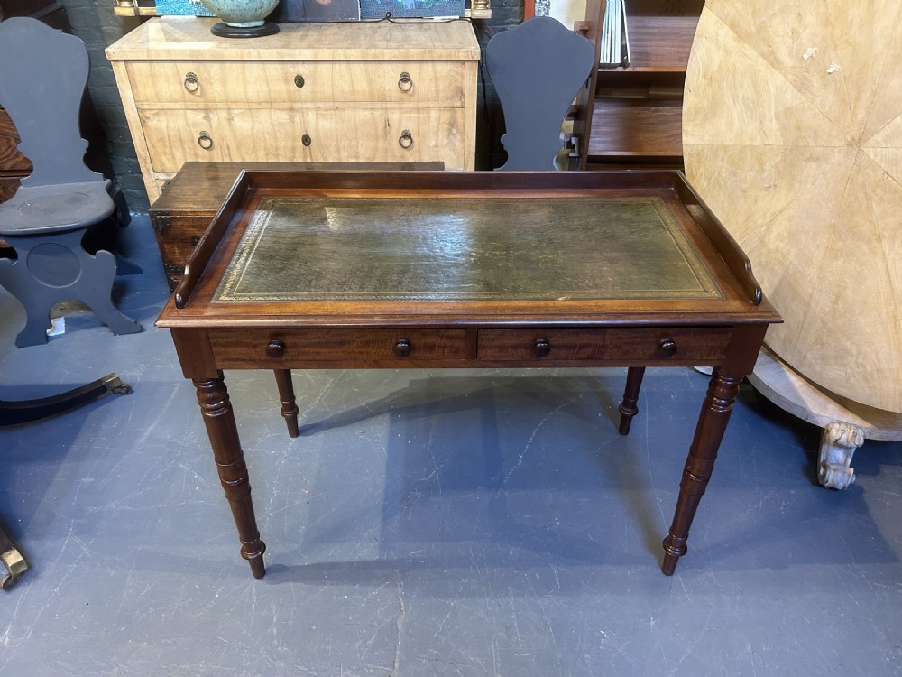 Victorian mahogany writing table View IV