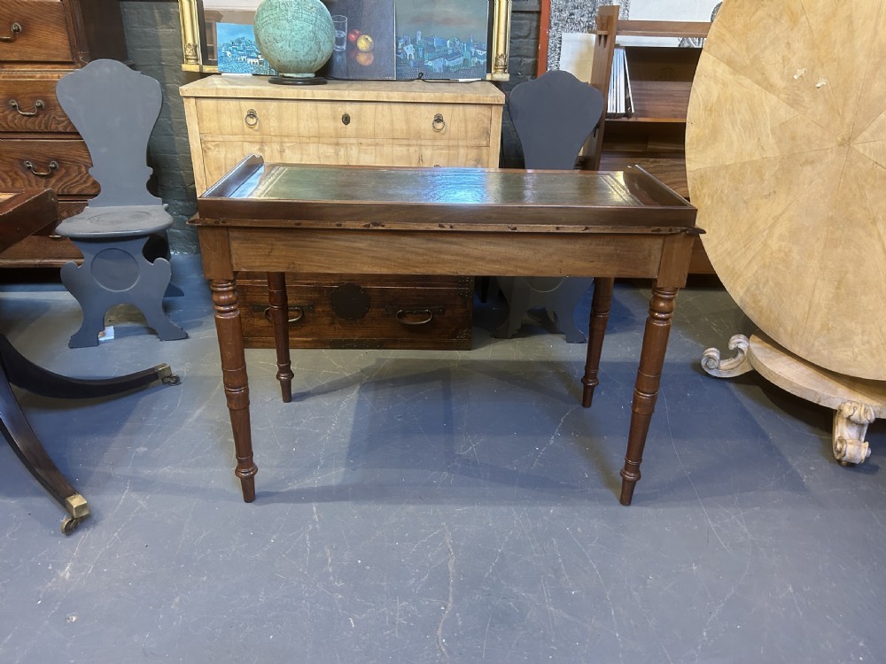 Victorian mahogany writing table View VII
