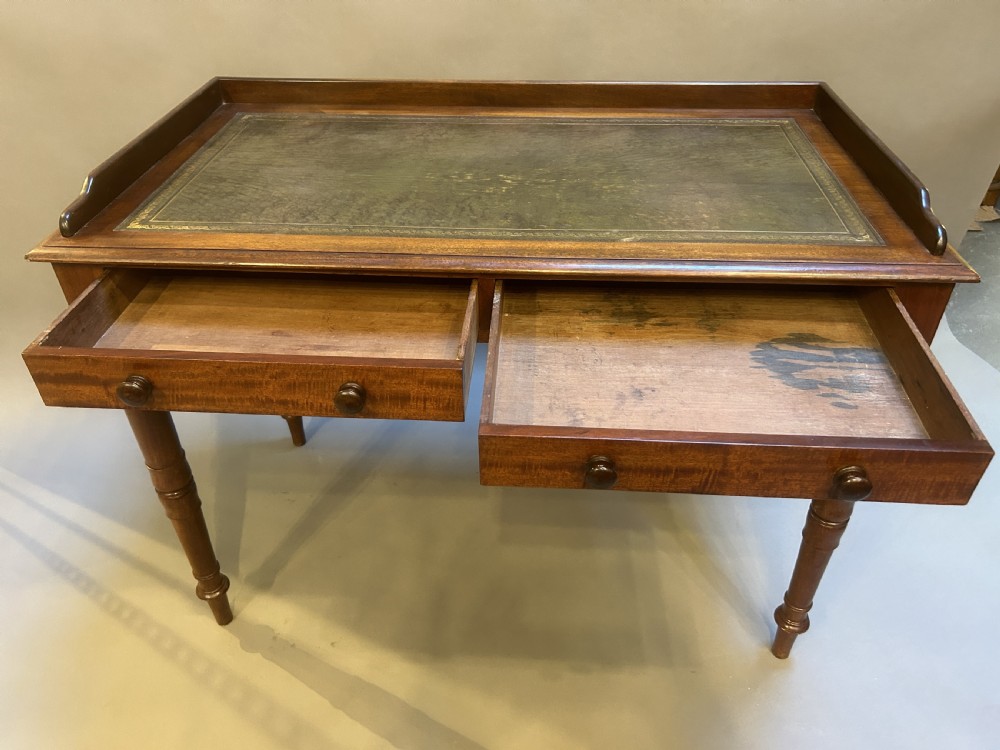 Victorian mahogany writing table View X