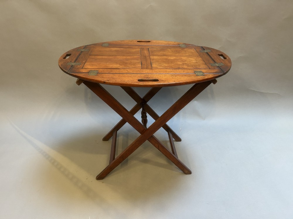 George III butlers tray on stand View II
