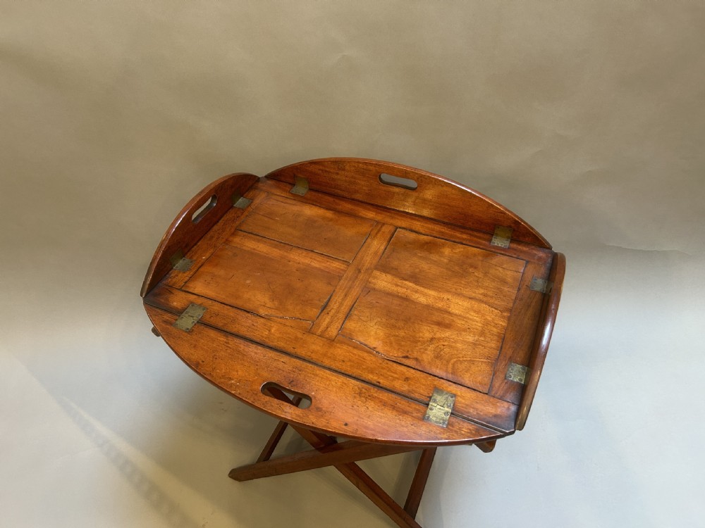 George III butlers tray on stand View III