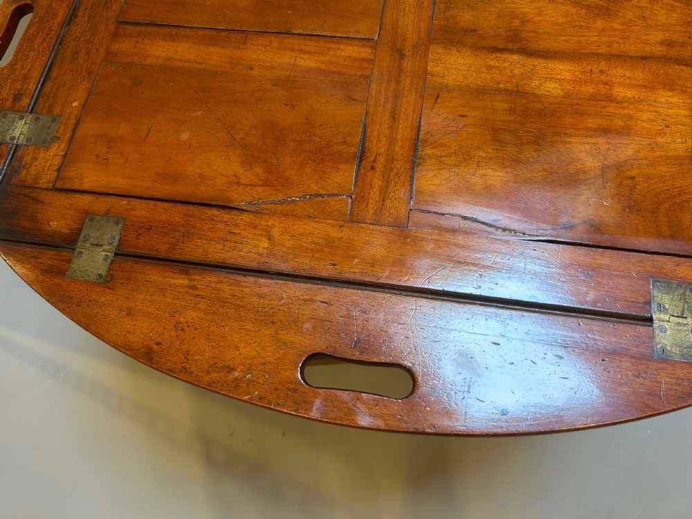George III butlers tray on stand View V