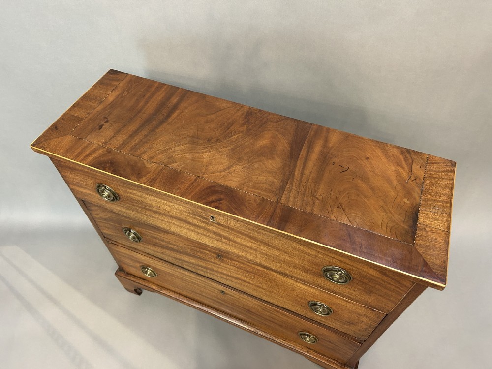 George III mahogany hall chest View II