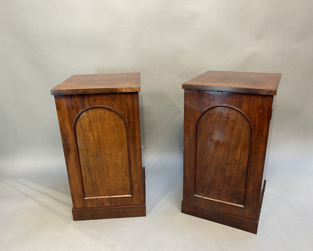 Pair Victorian side cabinets