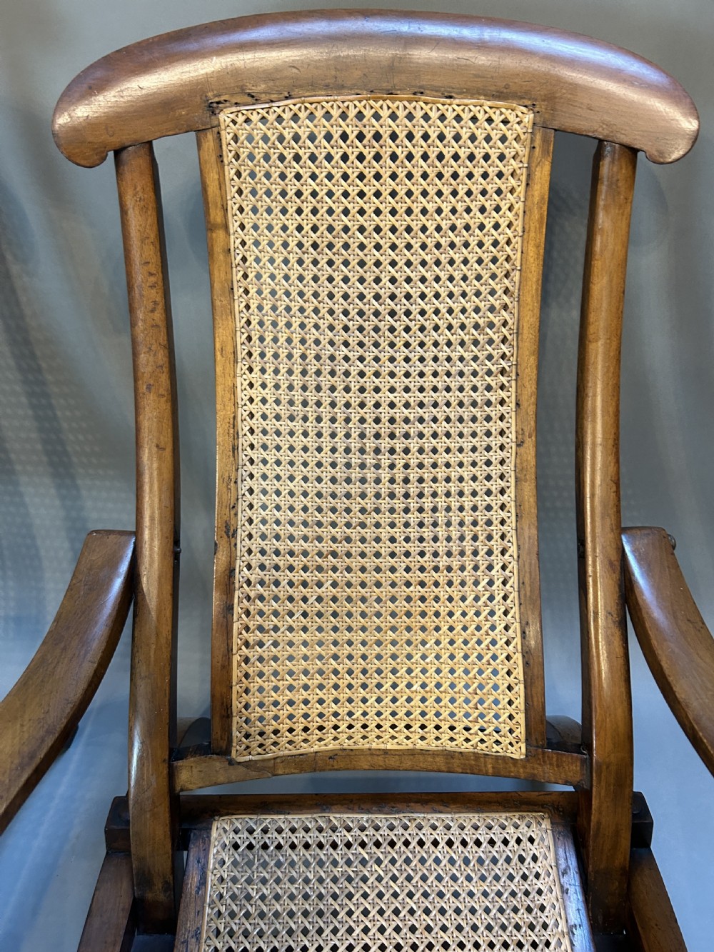 Pair Edwardian Steamer Deck Chairs View VIII