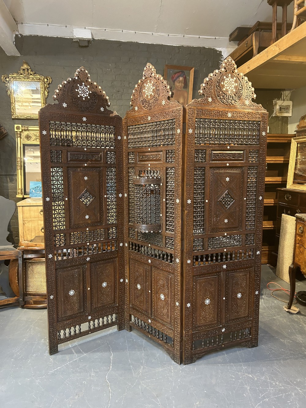 Moorish Ottoman Room Divider Screen View XI