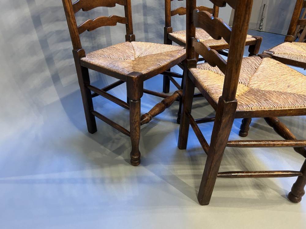 set country ladder back chairs View II