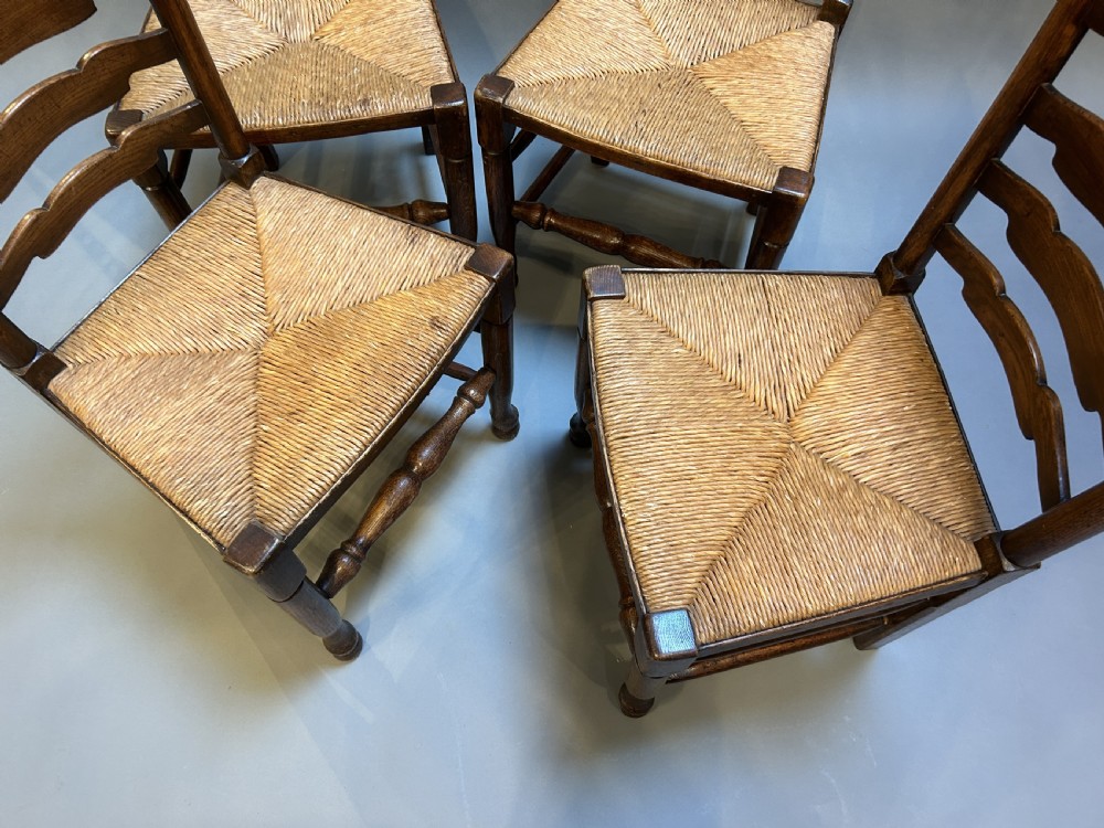 set country ladder back chairs View V