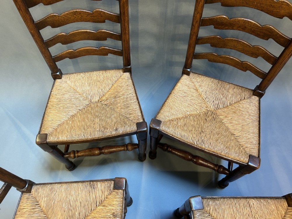 set country ladder back chairs View VI