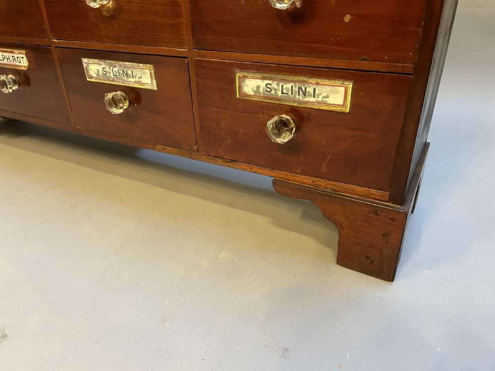 Victorian Apothecarys chest of drawers View IV
