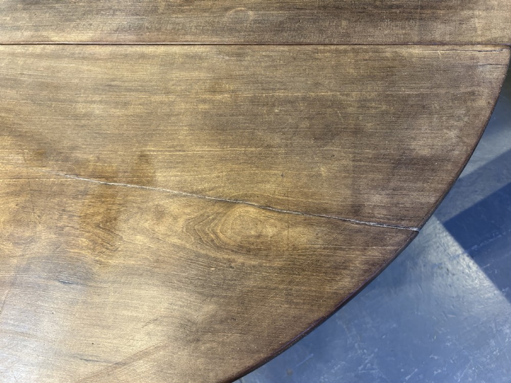 Georgian drop-leaf dining table View X