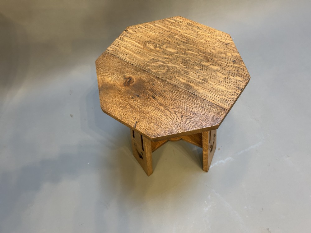 Arts & Crafts side table, Liberty manner. View V