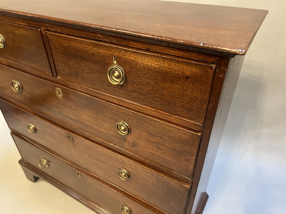 C19th mahogany hall chest of drawers View VI