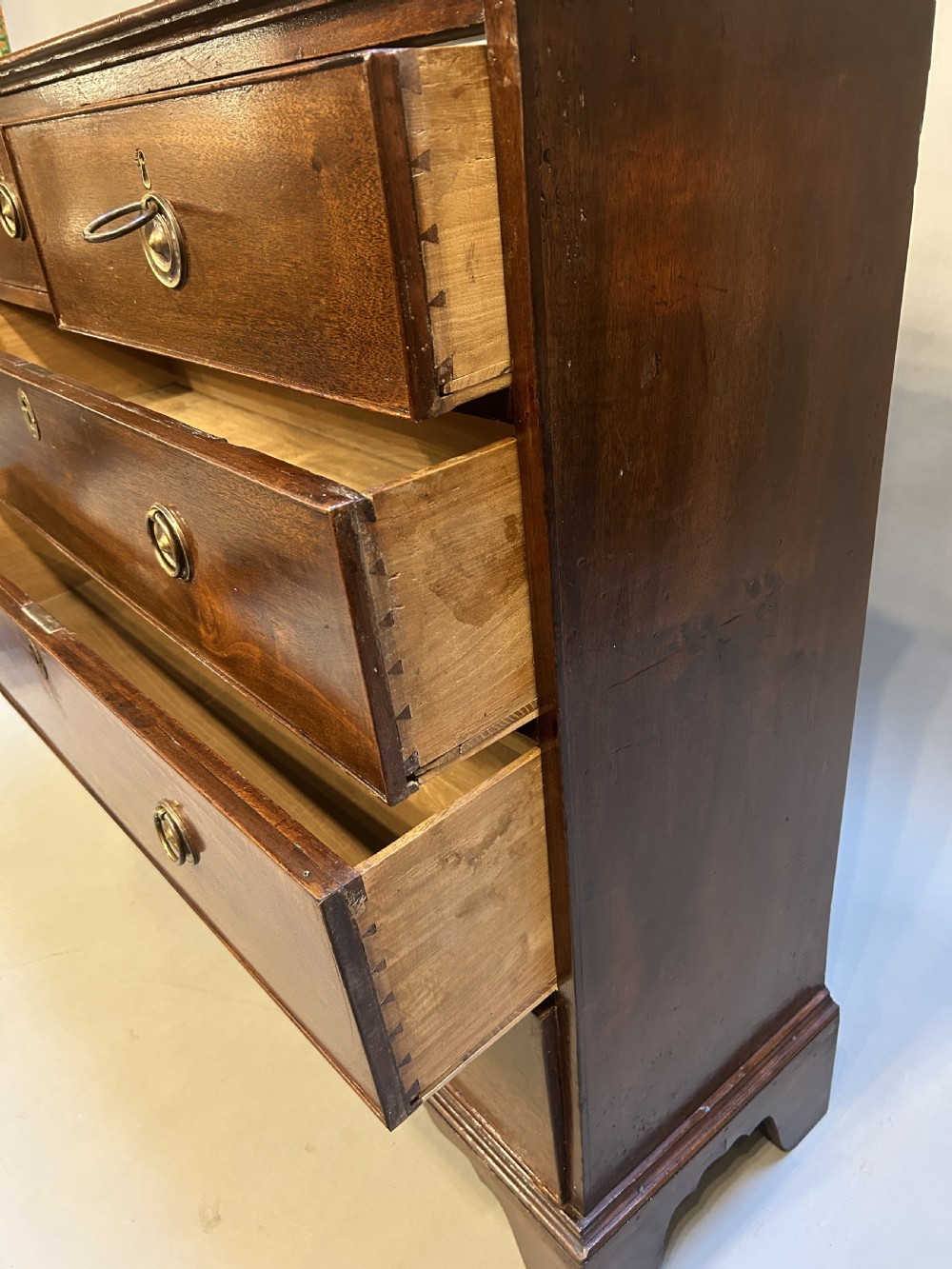 C19th mahogany hall chest of drawers View VII